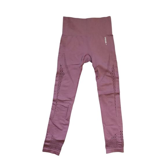 Gymshark Pants - Gymshark Energy Seamless Leggings Purple Pink High Waisted Cutout Details